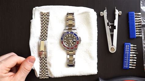 rolex armband wechseln ohne|ROLEX Armband tauschen: So gelingt es dir in 10 Minuten ohne .